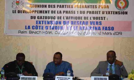 Réunion à Ouagadougou sur le projet d'expansion du gazoduc en Afrique de l'Ouest