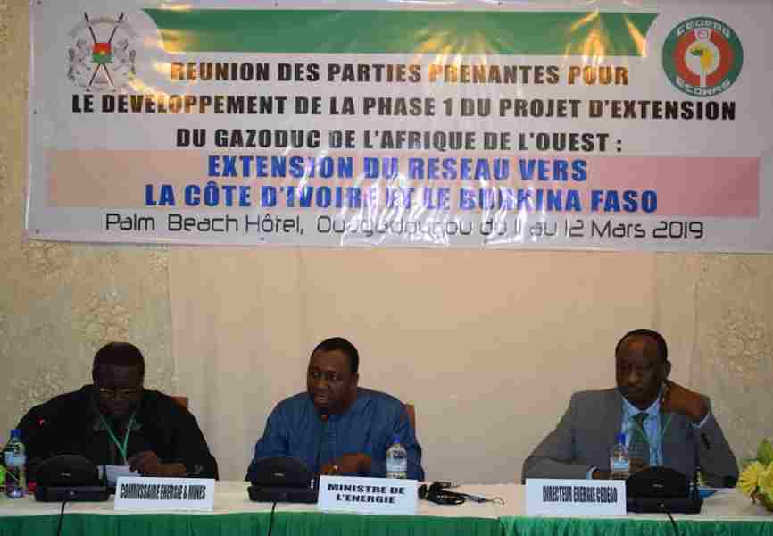 Réunion à Ouagadougou sur le projet d'expansion du gazoduc en Afrique de l'Ouest