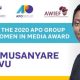 La journaliste zimbabwéenne Debra Matabvu remporte le prix 2020 des femmes africaines dans les médias du groupe APO