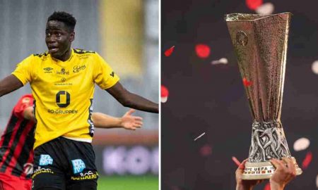 Joseph Okumu exprime sa joie après que l'IF Elfsborg se qualifie pour la Ligue Europa