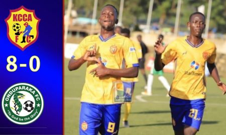 KCCA a écrasé Onduparaka FC avec 8 buts à 0