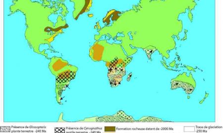 En raison de l'expansion de l'Atlantique, les continents d'Afrique et d'Europe s'éloignent des Amériques chaque année