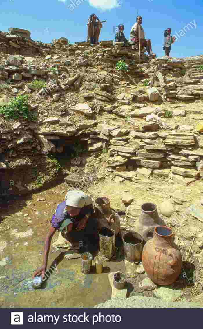 Approvisionnement insuffisant en eau potable dans la province du Tigré, dans le nord de l'Éthiopie