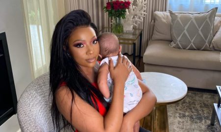 Pearl Modiadie célèbre le jalon cool de son fils