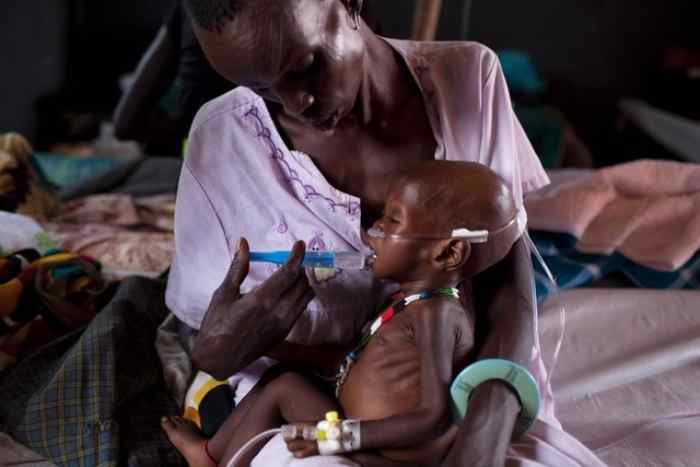 Le Soudan du Sud et le nord du Nigéria figurent en tête de la liste des 20 pays souffrant d'insécurité alimentaire