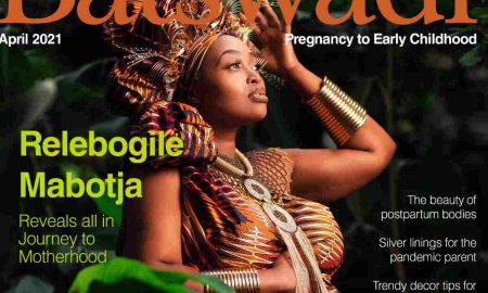 Relebogile Mabotja révèle sa grossesse dans un beau tournage de couverture de magazine