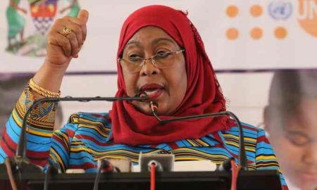 La première femme à diriger le pays d'Afrique de l'Est ... La vice-présidente de la Tanzanie