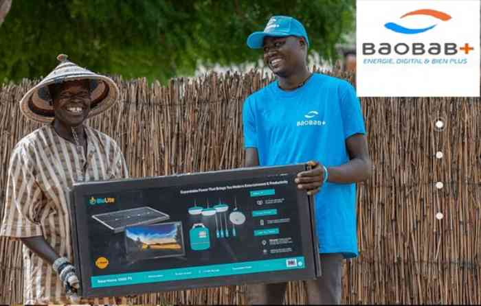 La start-up de systèmes solaires domestiques Baobab + lève 4 millions d'euros pour se développer en Côte d'Ivoire et au Sénégal