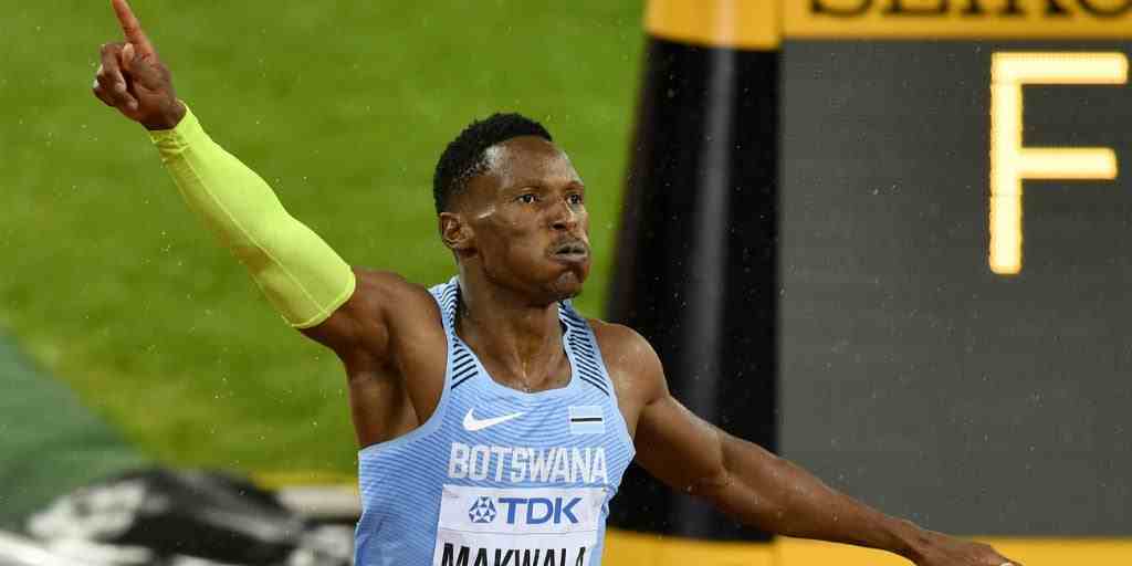 Le Botswanais Makwala se qualifie pour les courses olympiques masculines de 200 m et 400 m