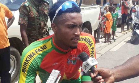 Paul Daumont du Burkina Faso remporte la première étape du 16e Tour cycliste international du Bénin