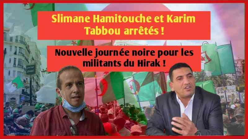 Algérie : Karim Tabou poursuivi par des fausses accusations préfabriquées par les généraux