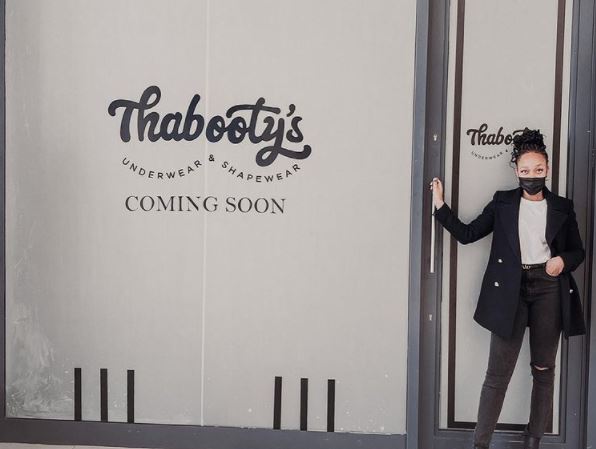 Thando Thabethe ouvre son premier magasin de Thabooty