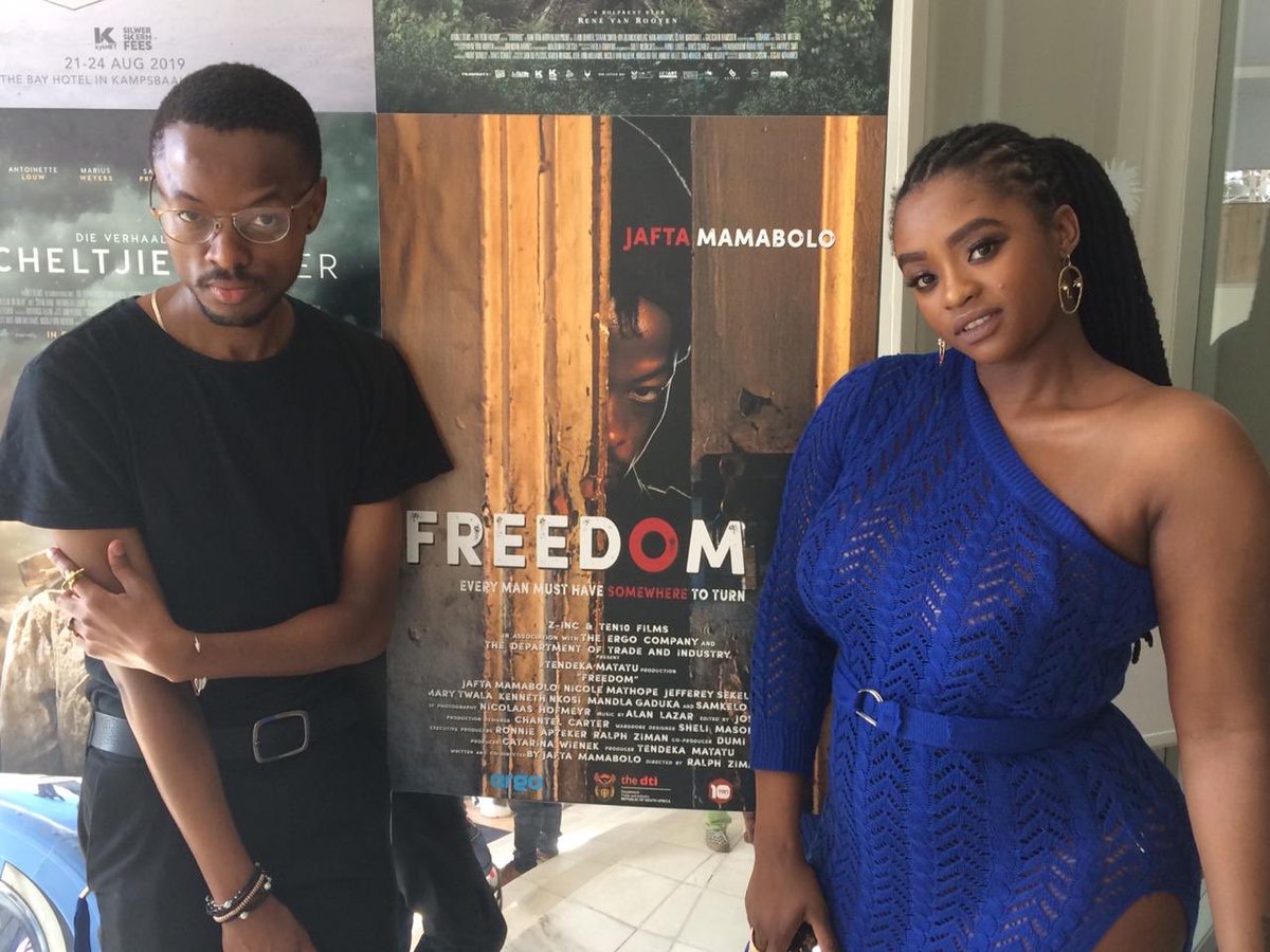 Jafta Mamabolo célèbre le succès de son film