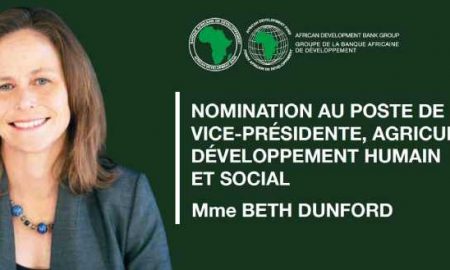 La BAD nomme Beth Dunford au poste de vice-présidente, Agriculture, développement humain et social