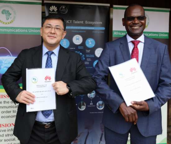 Huawei signe un accord de développement des compétences avec l'Union africaine des télécommunications