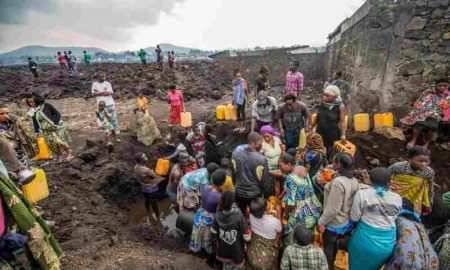 Le volcan de la RD Congo «prive un demi-million de personnes d'eau»