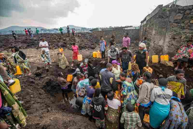 Le volcan de la RD Congo «prive un demi-million de personnes d'eau»