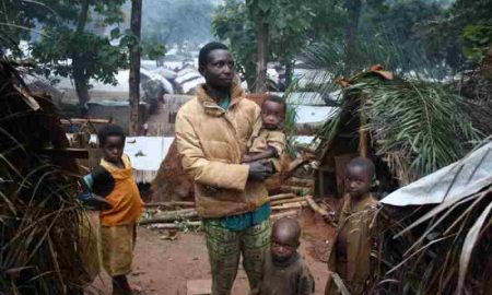 8 500 personnes expulsées d'un camp au milieu des combats en République centrafricaine