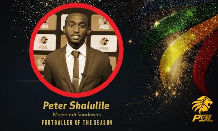 Le président namibien félicite le footballeur Shalulile après ses récompenses