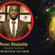 Le président namibien félicite le footballeur Shalulile après ses récompenses
