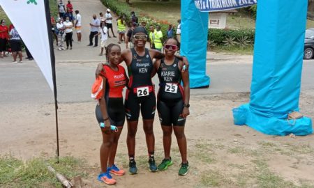 Josette Njeri et John Paul remportent le championnat de triathlon des zones 2 et 4 d'Afrique