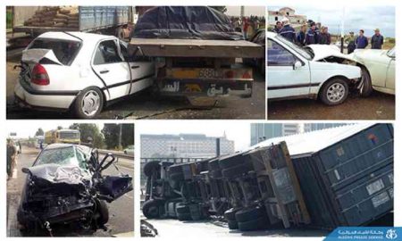 Élévation du nombre de victimes d'accidents de la circulation en Algérie
