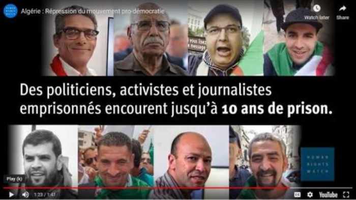 L'affaire des kidnappés par les services de renseignement en Algérie