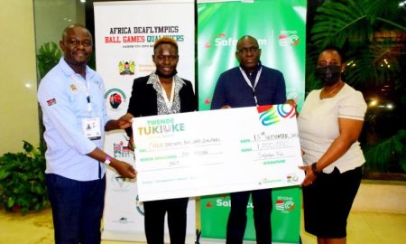 L'équipe kenyane des Deaflympics reçoit un coup de pouce d'un million de KSh de Safaricom