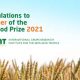 L'ICRISAT reçoit le Prix Africain de l'Alimentation 2021