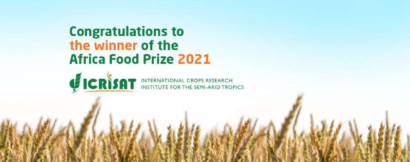 L'ICRISAT reçoit le Prix Africain de l'Alimentation 2021