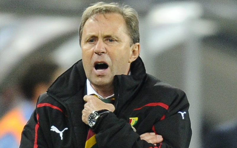 Milovan Rajevac arrive au Ghana pour le poste d'entraîneur des Black Stars