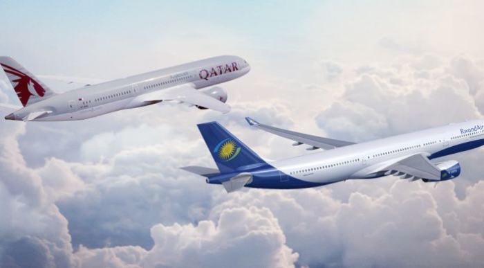 RwandAir et Qatar Airways concluent un accord de partage de code marquant