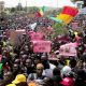 Manifestation de masse en soutien au processus de transition au Mali