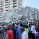 Au moins quatre tués et des dizaines piégés alors qu'un gratte-ciel s'effondre à Lagos au Nigeria
