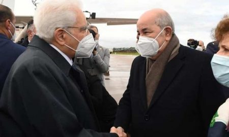 Le président italien est en visite officielle en Algérie