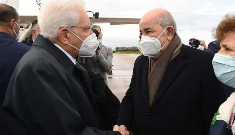 Le président italien est en visite officielle en Algérie