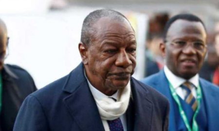 Le président déchu de la Guinée part aux Emirats pour se faire soigner