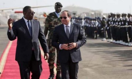 Sissi rencontre son homologue sénégalais au Caire