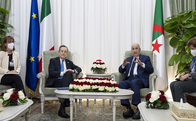 L'Algérie signe un accord avec l'Italie pour compenser le gaz russe
