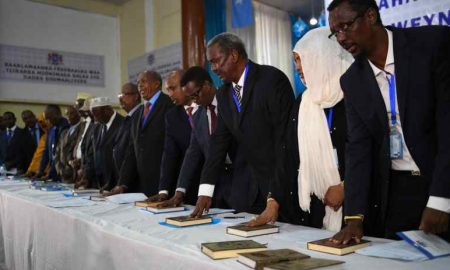 Les membres du Parlement fédéral somalien ont prêté serment
