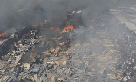 Un violent incendie s’est déclenché dans un marché en Somalie