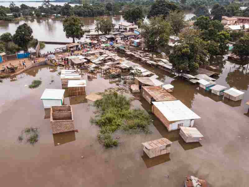 Centrafrique : des centaines d'habitations inondées à Bangui