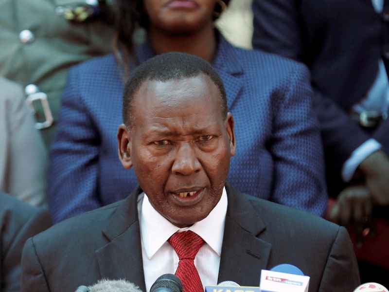 Ministre kényan de l'intérieur : les pots-de-vin électoraux provoquent une pénurie de billets dans les banques
