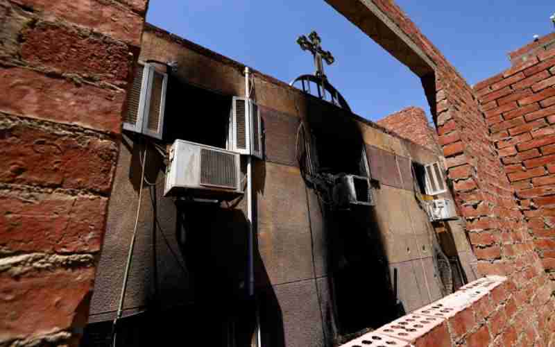 41 morts et plusieurs blessés dans l'incendie d'une église dans le gouvernorat de Gizeh, en Égypte