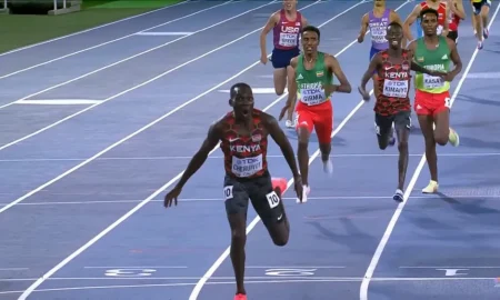 Le champion du monde junior Cheruiyot dédie la médaille d'or aux parents sportifs