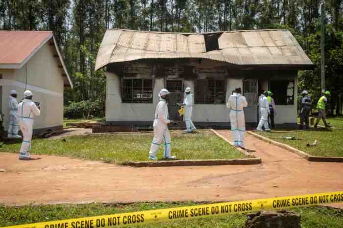 Au moins 11 morts dans un incendie d’école ougandaise pour les gens aveugles