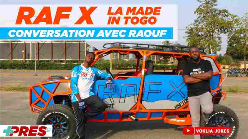 Un jeune inventeur togolais fabrique un 4x4 maison