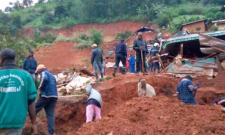 11 personnes ont été tuées dans un glissement de terrain au Cameroun