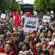 Manifestations contre le président tunisien à une semaine des législatives