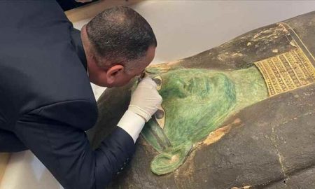 L'Egypte récupère le cercueil vert des Etats-Unis